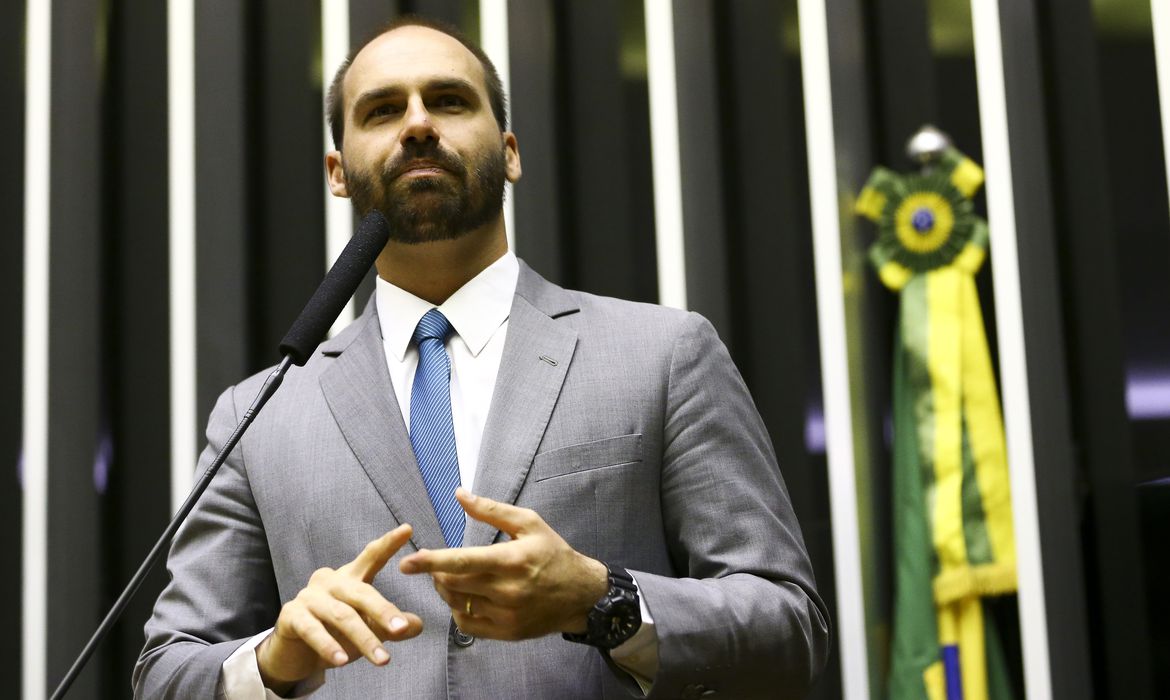 O deputado Eduardo Bolsonaro