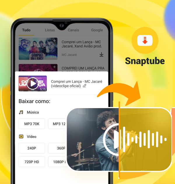 Snaptube: veja como baixar vídeos do  e TikTok no Android