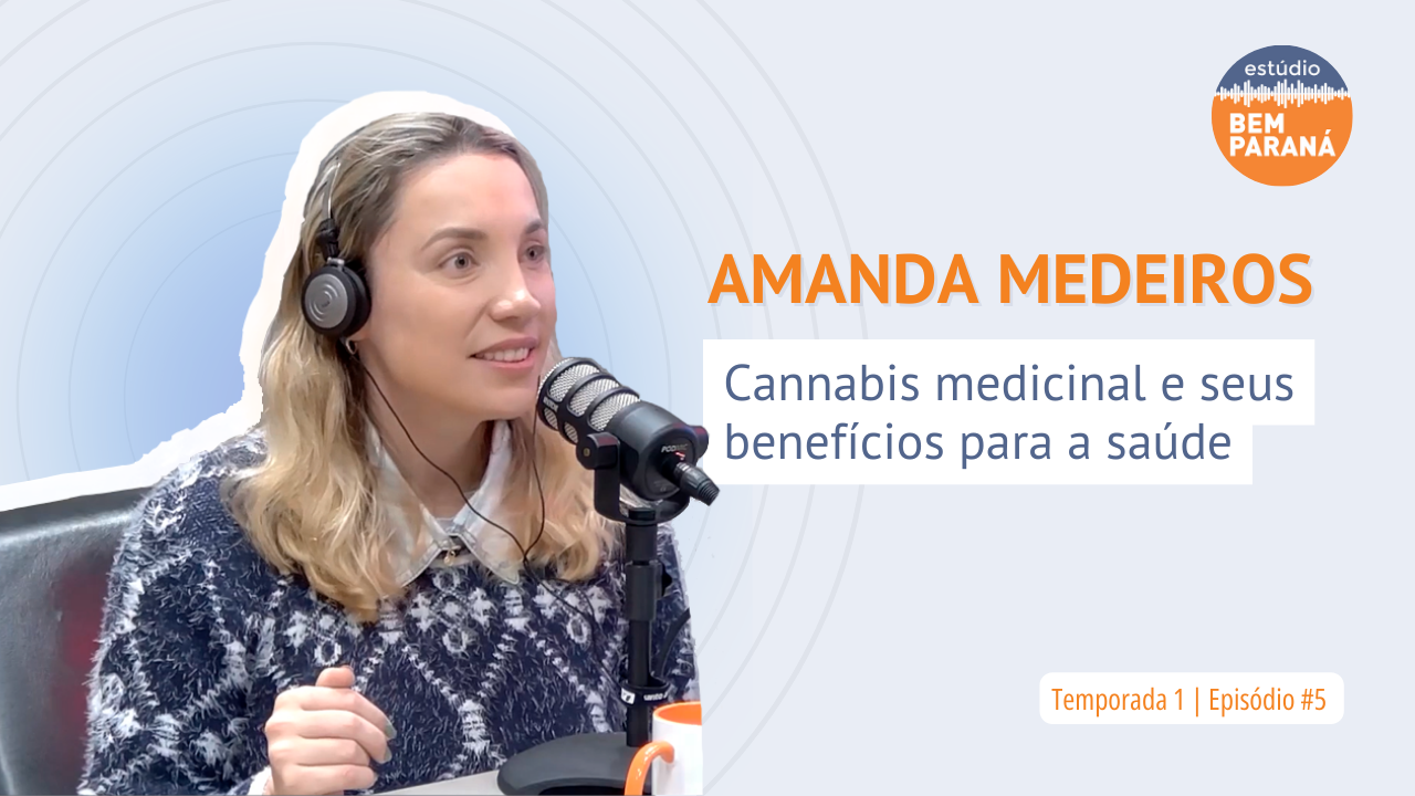 Doutora Amanda Medeiros no Estúdio Bem Paraná