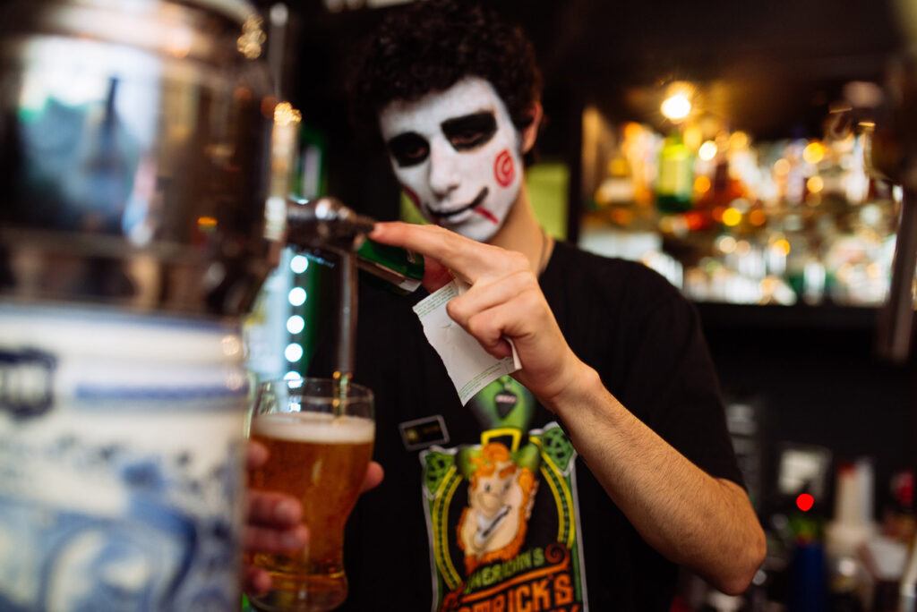 Halloween no Sheridans e Taco