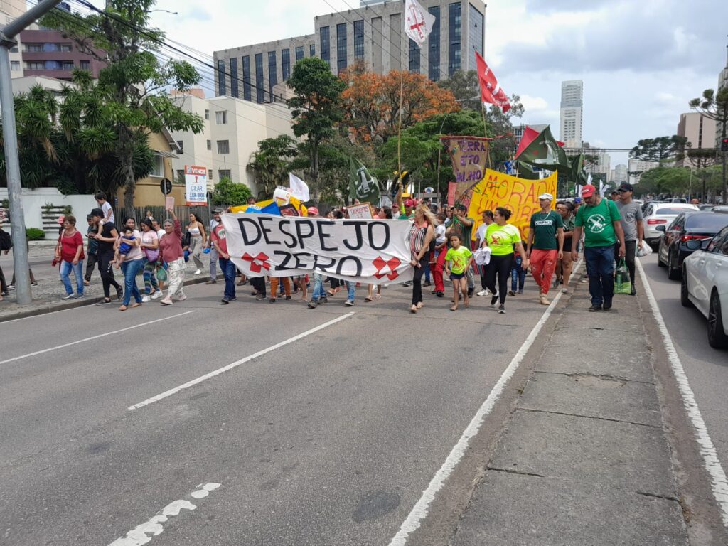 despejo zero passeata