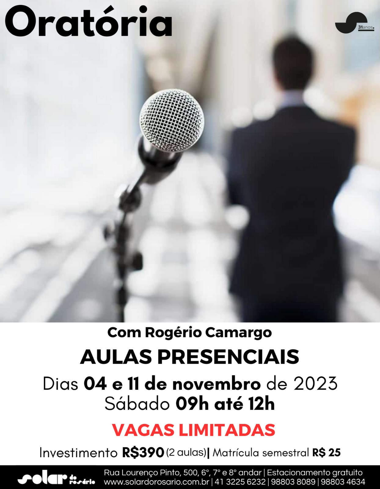 oratoria curso solar do rosario