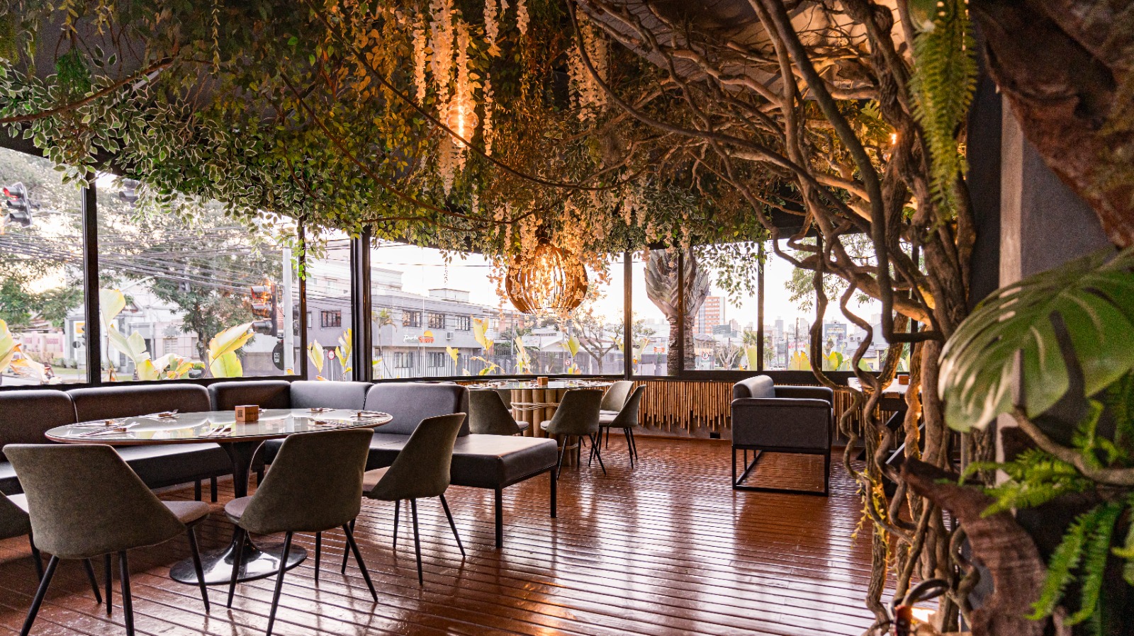 restaurante floresta tropical