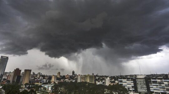 temporal no fim de semana no parana alerta inmet