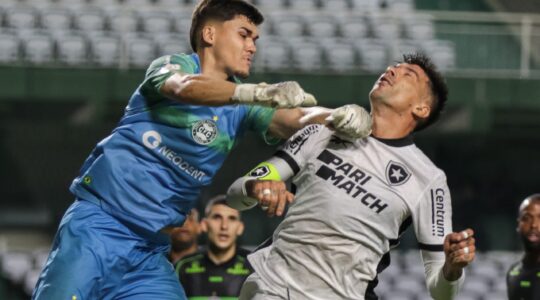 O goleiro Pedro Morisco, do Coritiba