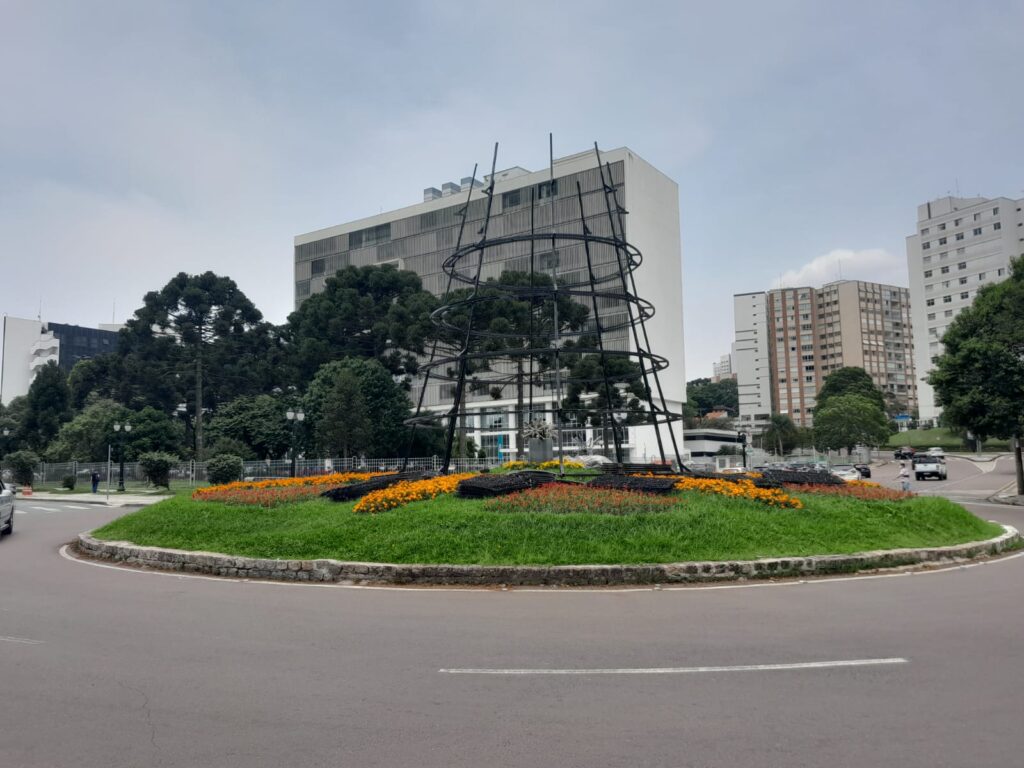 arvore de natal rotatoria
