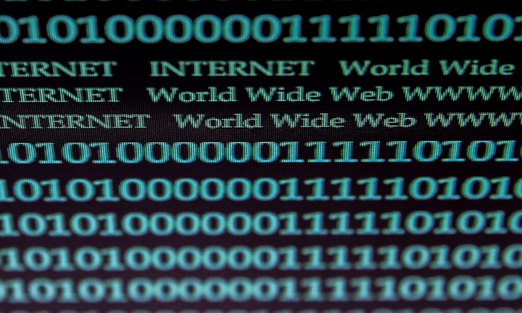 www, internet,código binário