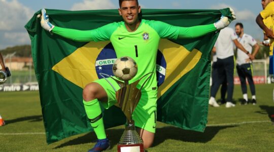 O goleiro Ivan, da seleção brasileira sub-23