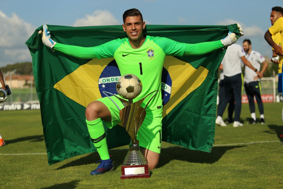 O goleiro Ivan, da seleção brasileira sub-23