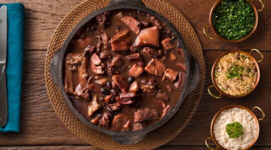 feijoada e sake