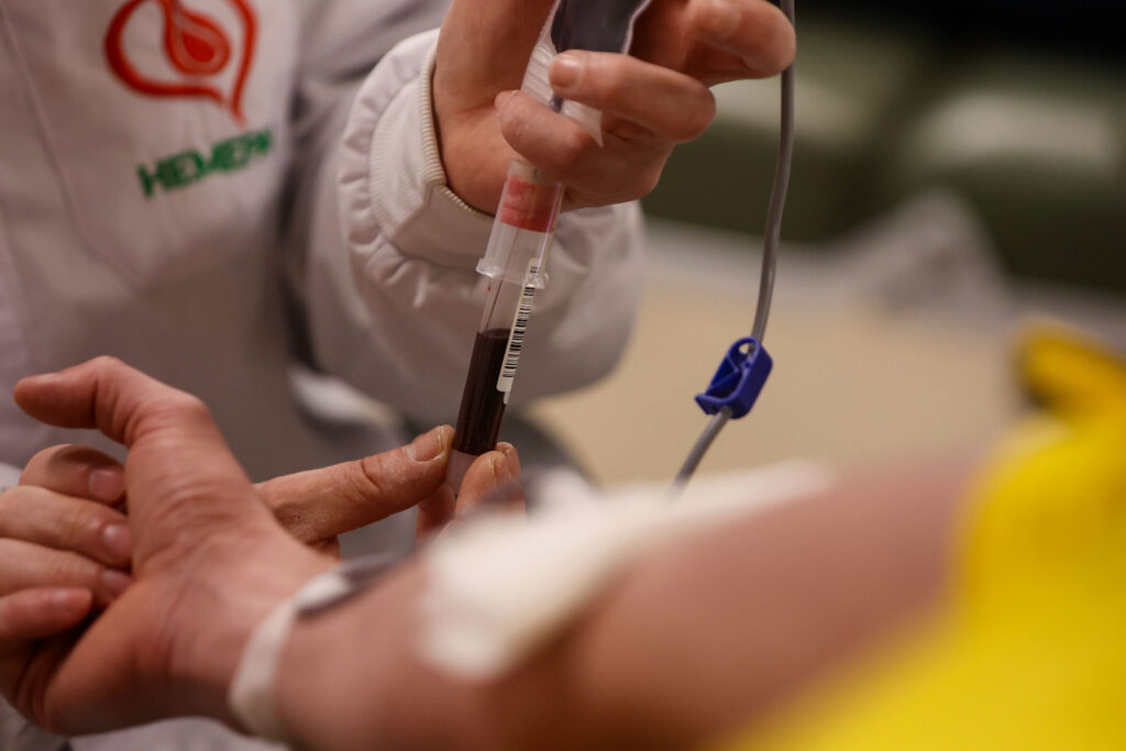 Hemepar, doação de sangue Foto Gilson Abreu