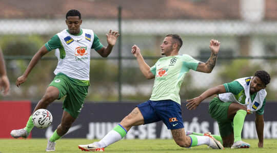 Bruno Gomes pela seleção brasileira