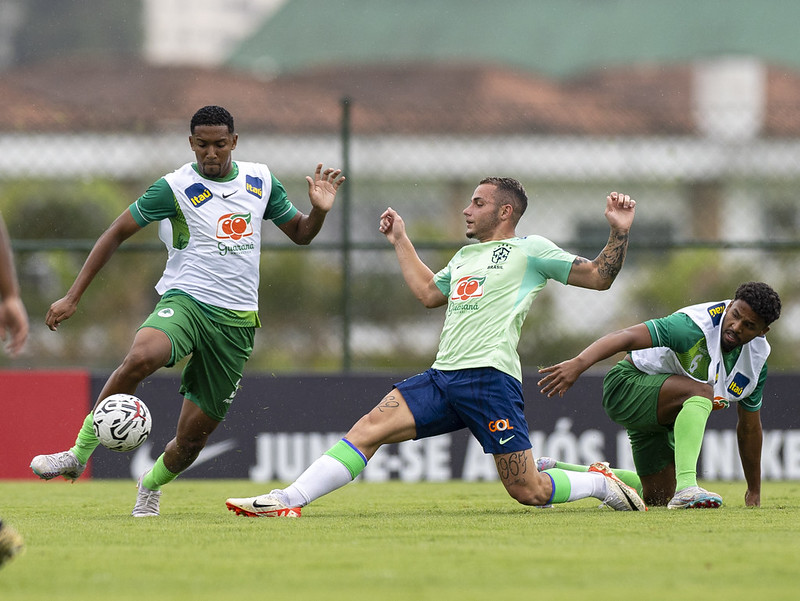 Bruno Gomes pela seleção brasileira