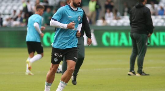 Rodrigo Pinho em treino do Coritiba