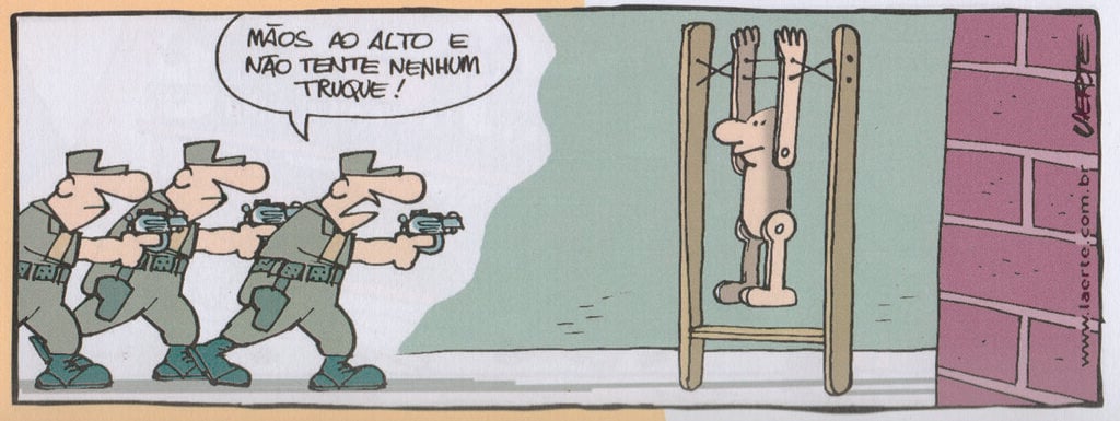 LAERTE mãos ao alto