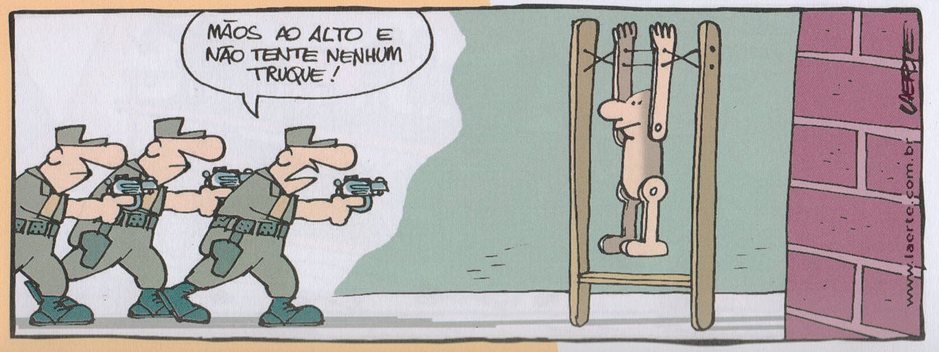 LAERTE mãos ao alto