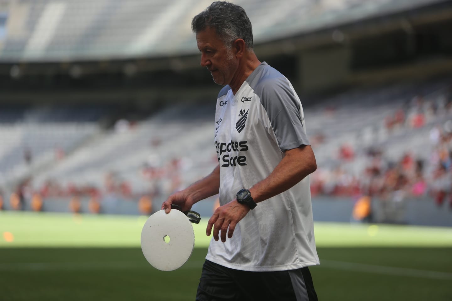 Osorio em treino na Arena