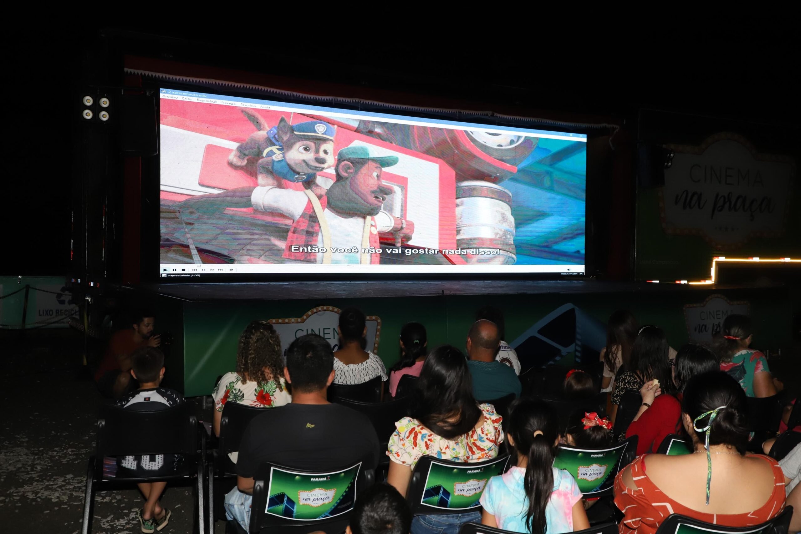 Cinema na Praça em Imbaú