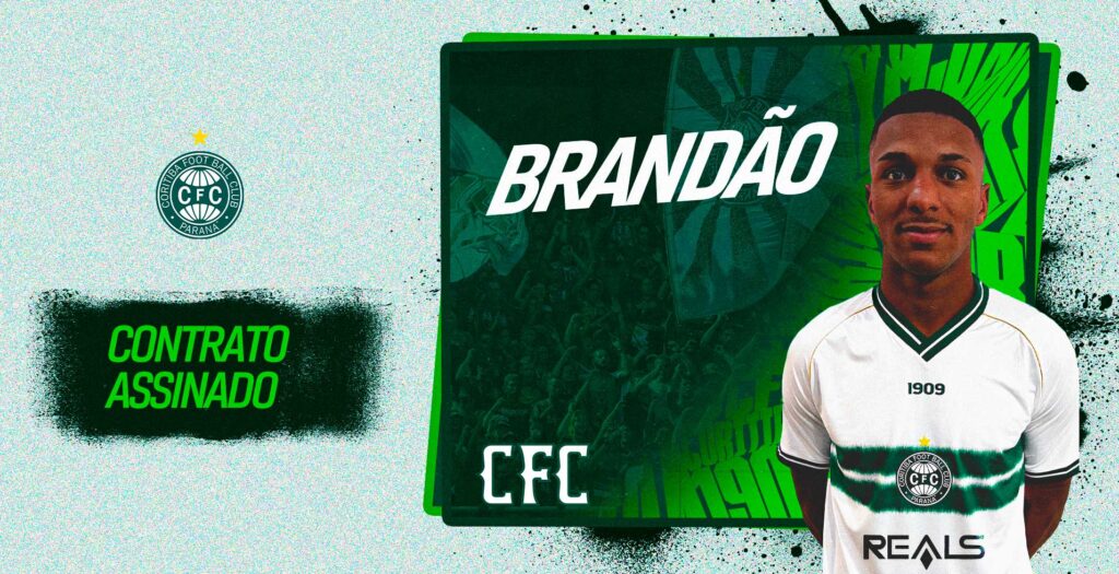 Brandão é anunciado como reforço do Coritiba