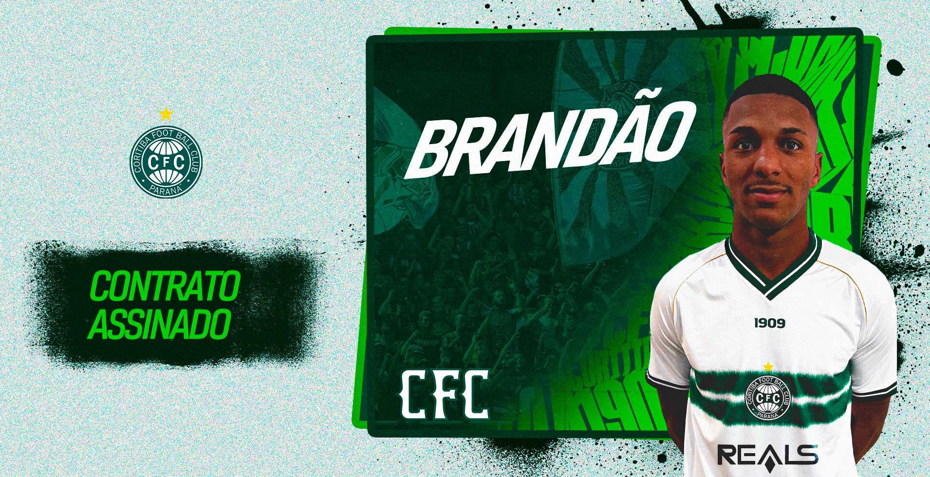 Brandão é anunciado como reforço do Coritiba