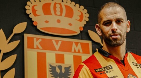 Slimani é apresentado pelo KV Mechelen