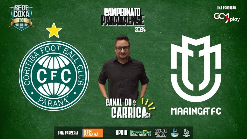 Coritiba e Maringá no Canal do Carrica