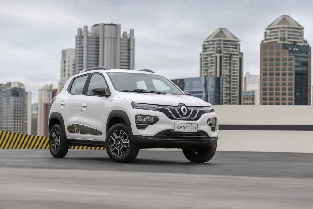 Renault Kwid E Tech 100% Elétrico. Foto: Rodolfo BUHRER / La Imagem / Renault