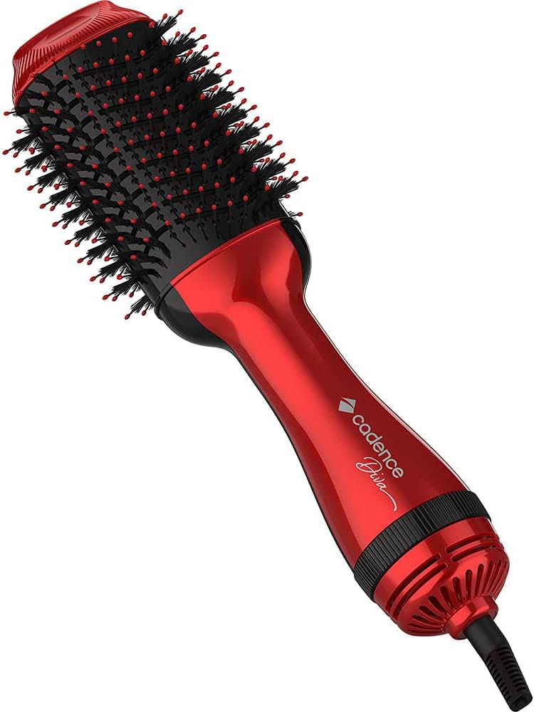Escova Secadora Diva 4 em 1 Cadence Vermelha 