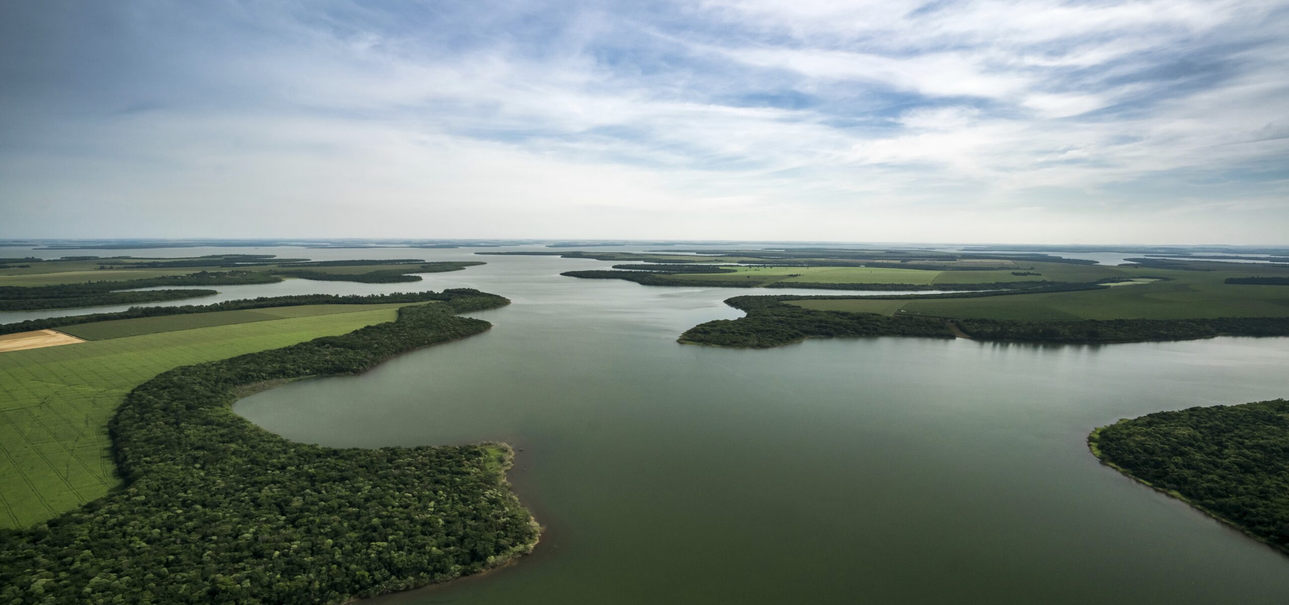 Faixa de proteção do reservatório da usina de Itaipu