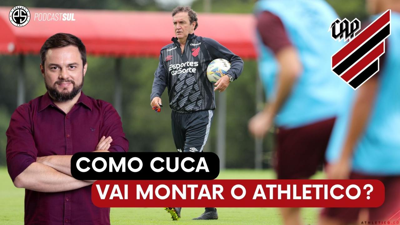 Cuca comanda treino no Athletico