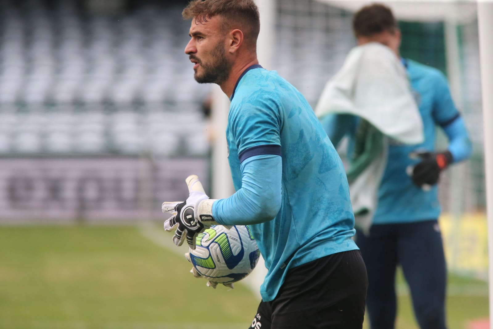 O goleiro Gabriel Vasconcelos