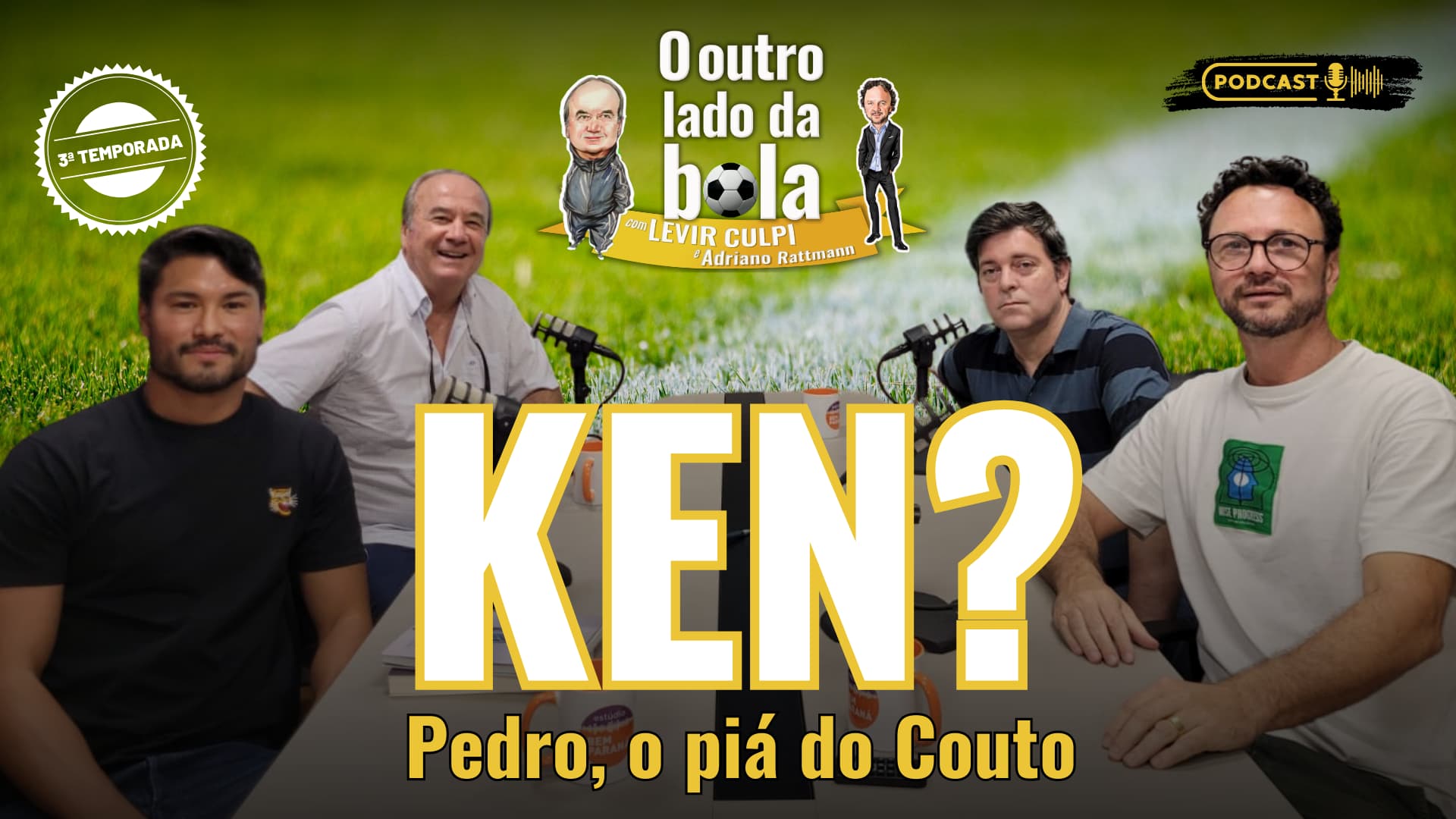 Capa do primeiro episódio da 3ª temporada d'O Outro Lado da Bola.