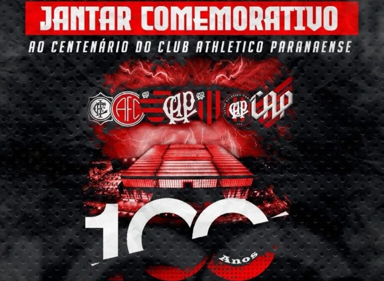 Esgotados ingressos para jantar comemorativo do centenário do Athletico -  Bem Paraná