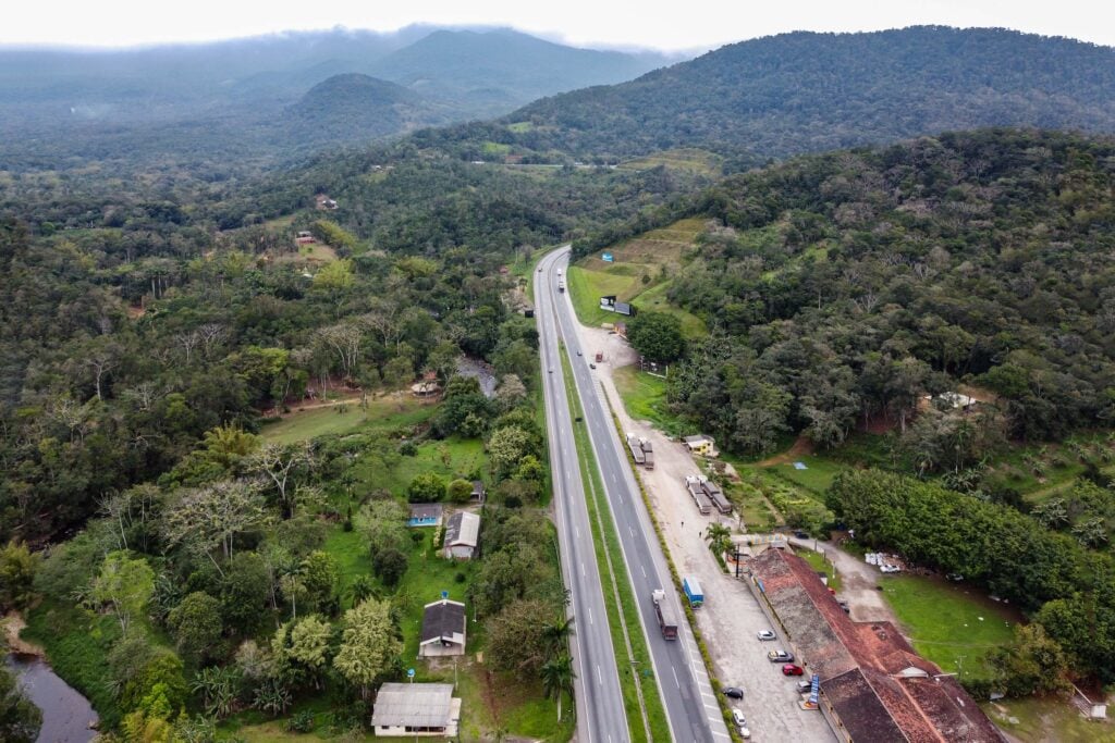 Morretes, 28 de agosto de 2023 – BR 277 em Morretes.