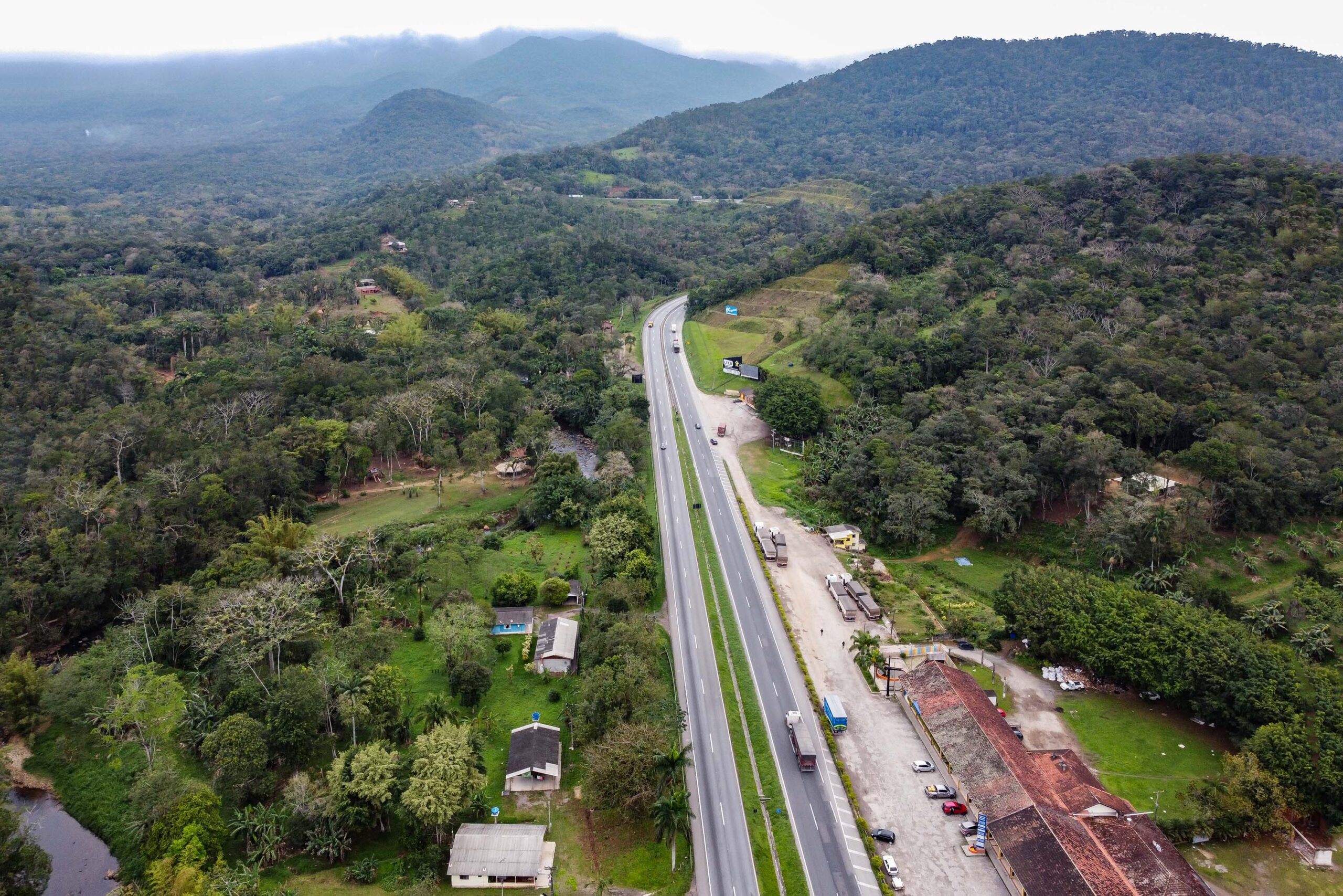 Morretes, 28 de agosto de 2023 – BR 277 em Morretes.