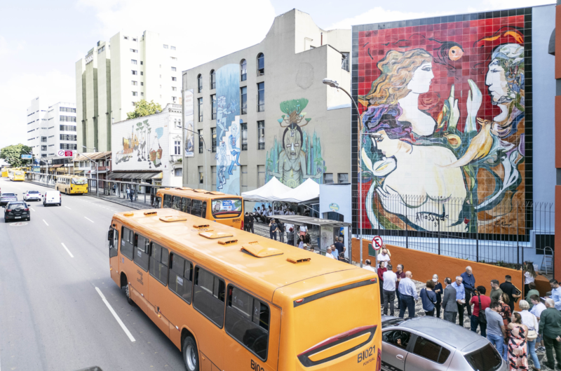 Curitiba ganha mais uma obra de arte na paisagem urbana - Bem Paraná