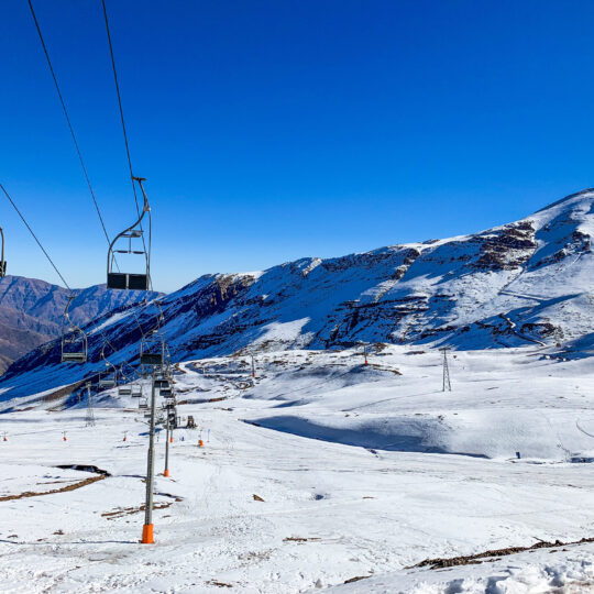 View of Valle Nevado-Santiago Chile-South America