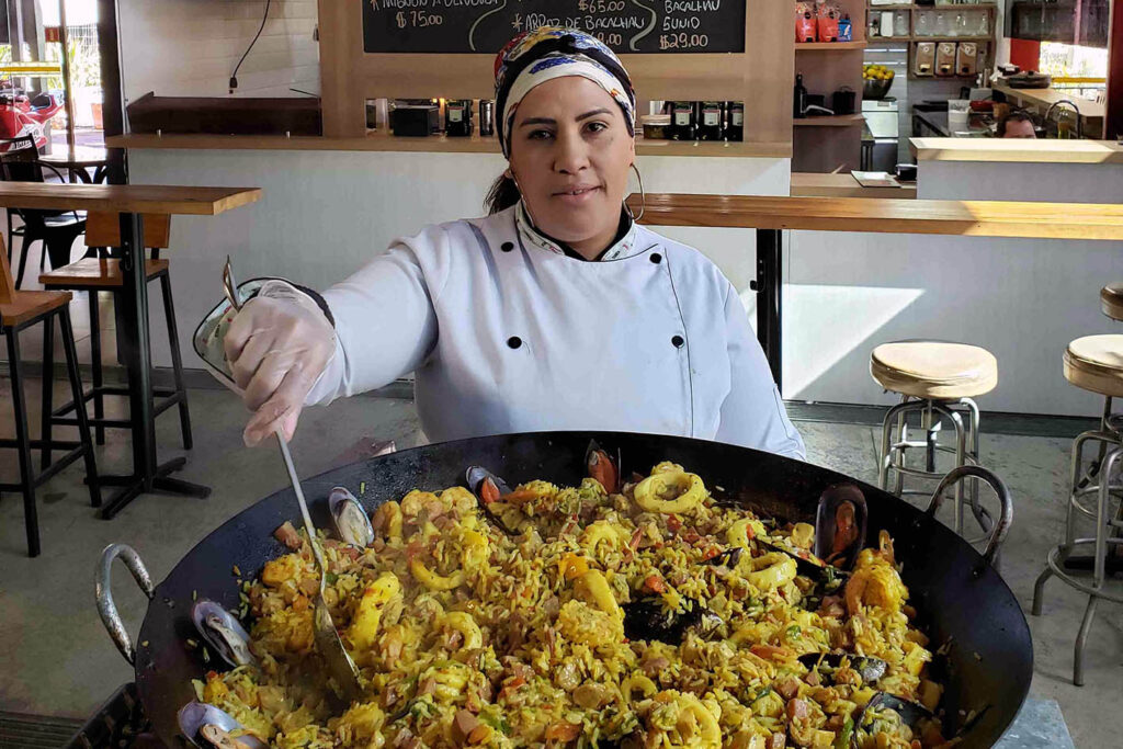 Paella Olivenca com chef Marcia – foto Cauby Ross