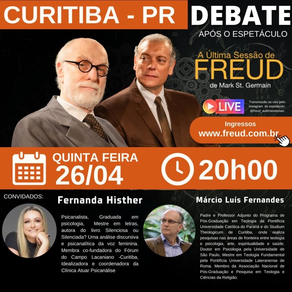 Debate pós espetáculo conta com presença de teólogo e psicanalista