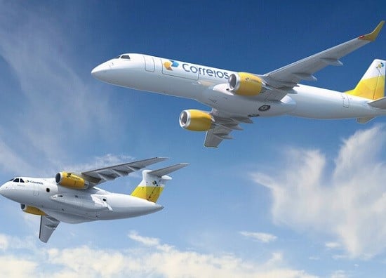correios e embraer