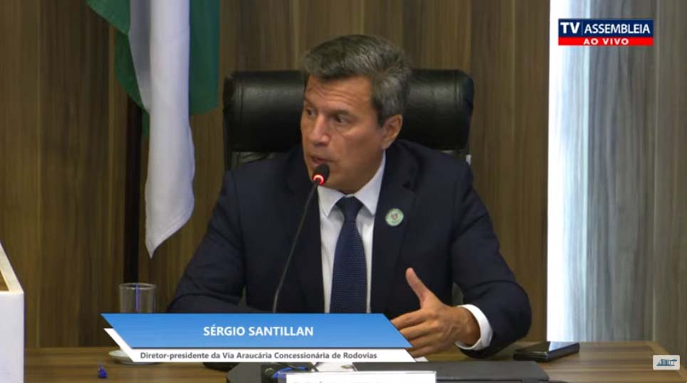 santillan fala de pedágio