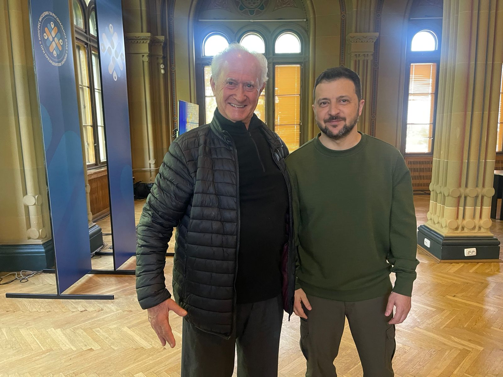vitorio e zelenski na Ucrânia