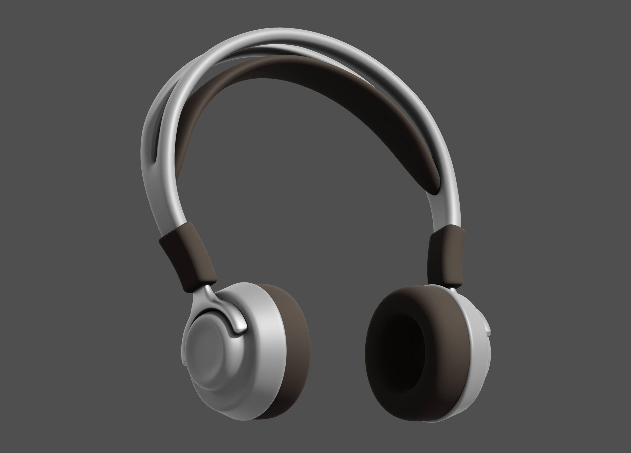Headphone icon Isolated 3d render Illustration