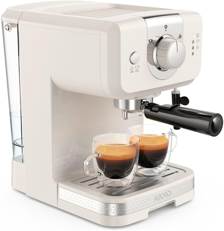 Cafeteira Arno Espresso Steam E Pump Opio Soleil Marfim SCSP 127v