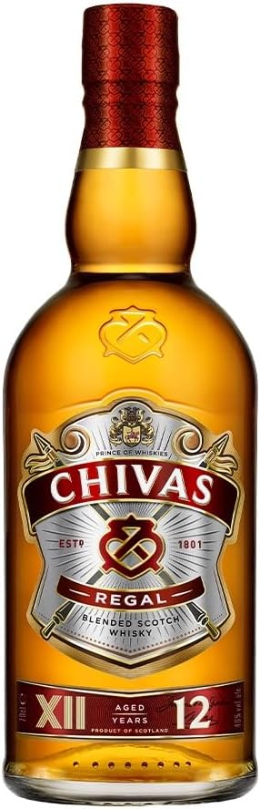 Whisky Chivas Regal 12 anos Blended Escocês - 750 ml