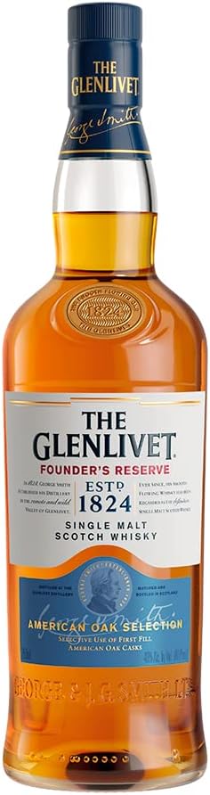 Whisky The Glenlivet Founder's Reserve Single Malt Escocês - 750 ml