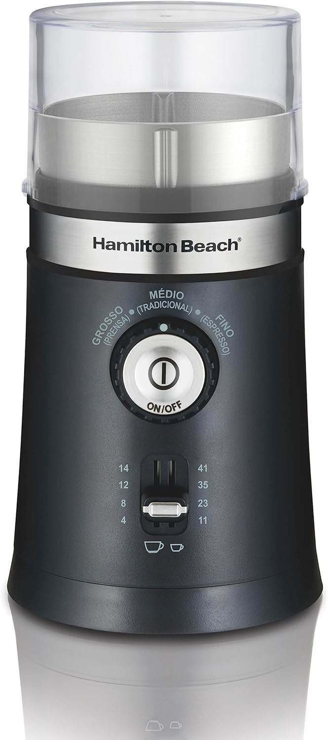 Moedor Ajustável , 127V, Preto, Hamilton Beach