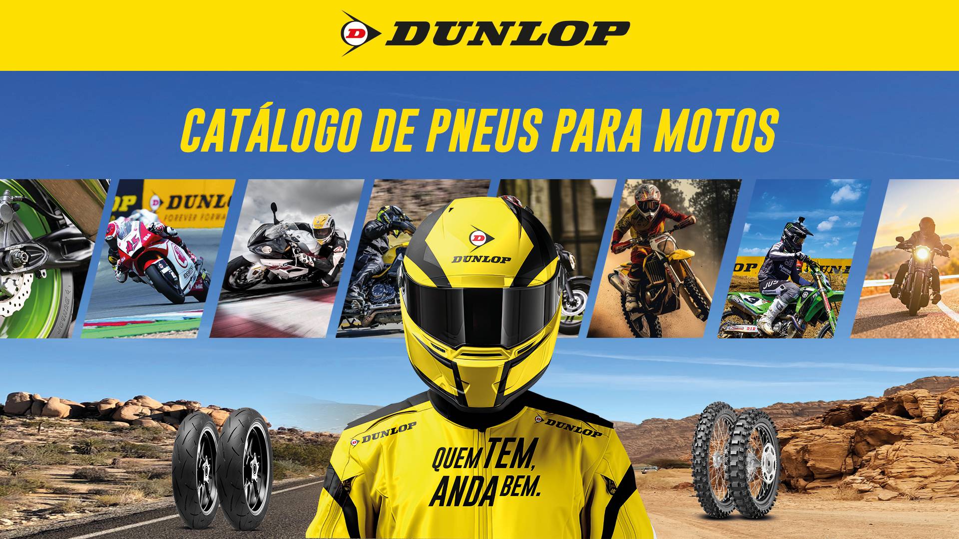 Capa Novo Catálogo Moto Dunlop