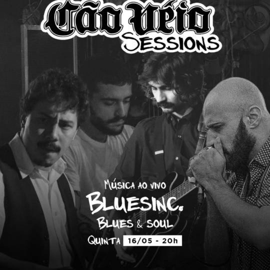 Cartaz Cão Véio Sessions Curitiba Bluesinc – Crédito divulgação