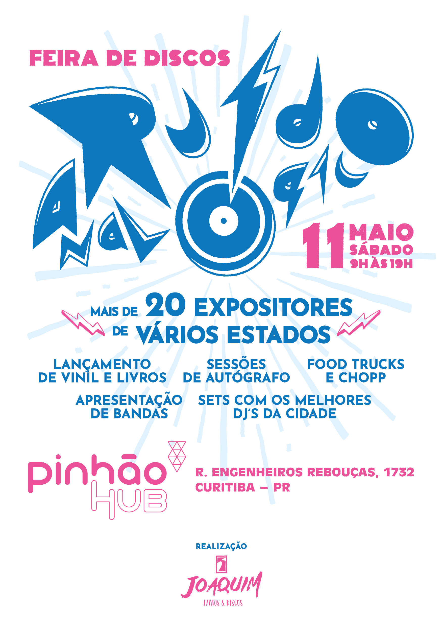 Cartaz feira Ruído Analógico – Crédito divulgação